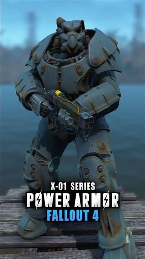 Evolution of X-01/Advanced Power Armor Through the Years⚡#fallout #shorts #lore