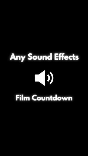 Sound Effect - Film Countdown #soundeffect #sound #sounds #anysoundeffects #soundeffects #soundviral #soundtrack #effect #effects #fy #fyp #fypage #foryou #foryoupage #usa #tiktokviral #viral #viralvideo #voiceeffects #sfx #movie #film #count #countdown #filme #filmes #films #filmtok #movies #movietok #cinema #cinematics