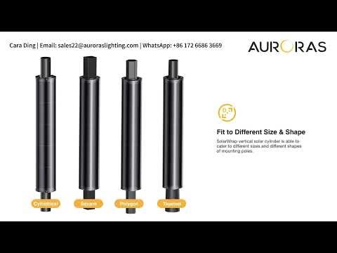 Vertical Glass Solar Panel | Modern & Stylish Solar Lighting Solution