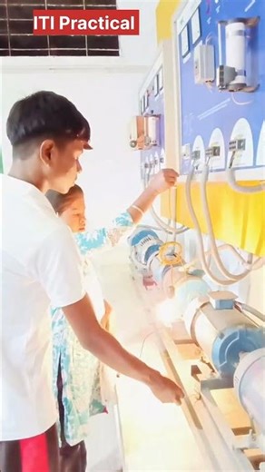 How to earthing test by test lamp method | #iti #electrician #practice #shorts #short