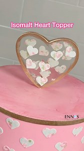 450K views · 7K reactions | Cute Isomalt Heart topper. This topper is...