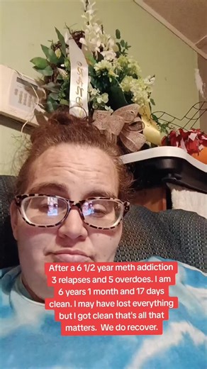 April Wyatt-Underhill on Instagram: "After a 6 1/2 year meth addiction 3 relapses and 5 overdoes. I am 6 years 1 month and 17 days clean. I may have lost everything but l got clean that's all that matters. We do recover. #addictionrecovery #addiction #recovery #sober #felonyglitter"