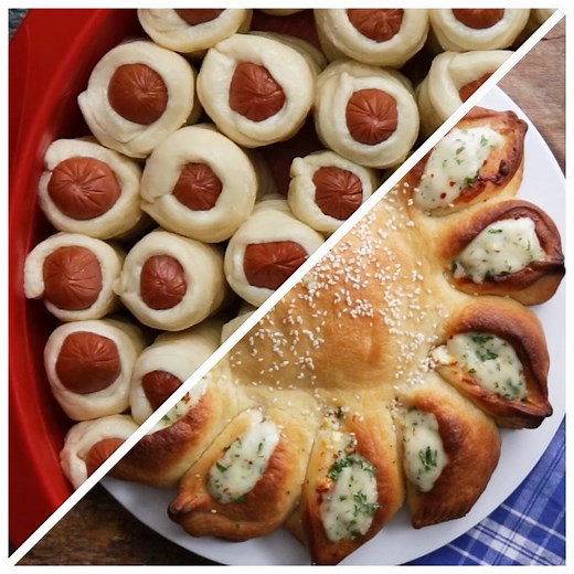 4 savory pull-apart foods all party hosts should know. 🎉 Take a quick survey about Tastemade to increase your good food karma! > taste.md/30wi1tu | Tastemade