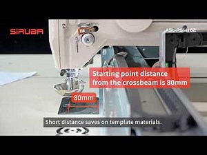Programmable Intelligent In-line Template Sewing Machine《SiRUBA ASL-PSM102》