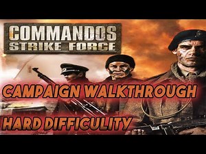 Commandos Strike Force | Full Walkthrough | Hard Mode | 5-Star Rating | Nostalgic Gaming l 4K HD