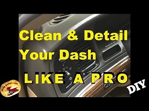 How to Detail A Car's Dash Like A PRO!.... VERY SIMPLE