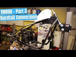 VN800 Bobber - Part 3 "Hardtail Conversion"