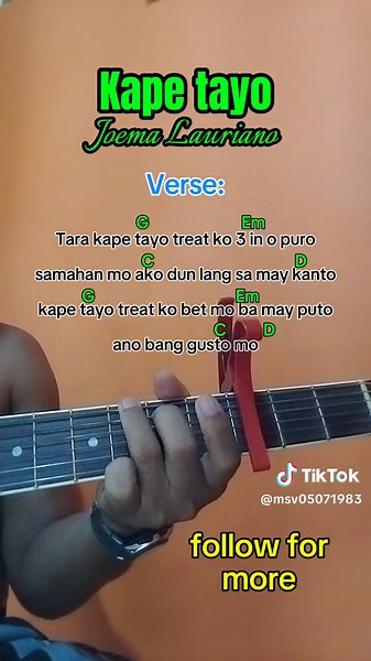 Kape Tayo: Guitar Tutorial for Beginners