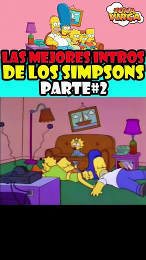 Las Mejores INTROS de Los Simpsons!!! Parte 2 #shorts #simpsons #viral #tiktok
