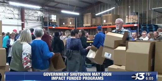 Government shutdown's potential impacts on funded programs
