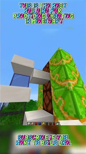 🎯 The BEST Archery Trainer in Minecraft! Easy Build! 🏹 #minecraft #minecraftshorts