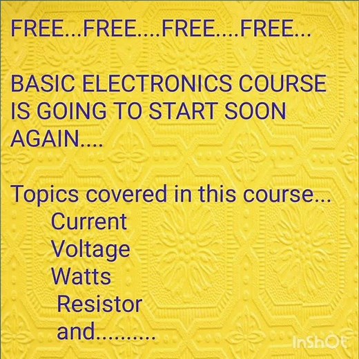free basic electronics course