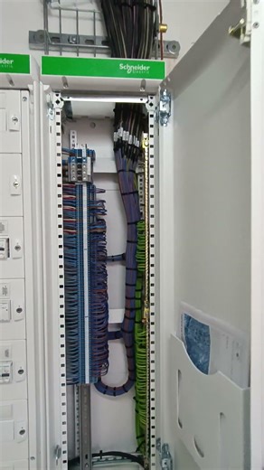 Installation du tableau électrique terminée.