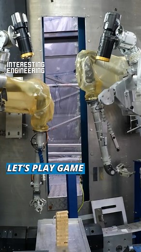 A Jenga-playing robot with a human touch used to maintain a fusion energy machine. | Interesting Engineering