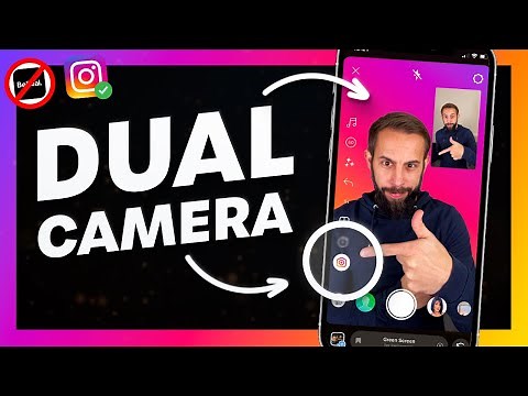 How to use the DUAL camera feature for your Instagram Reels