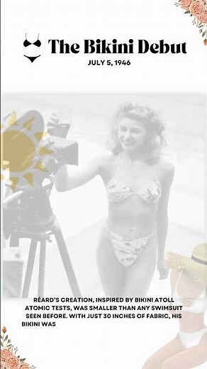 On This Day: July 5, 1946: The Bikini Makes a Splash – A Revolutionary Fashion Debut