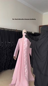 “A bride — not just beautifully dressed, but beautifully covered 🤍 #custommade #bridal #wedding #abayas #abayastyle | Kiran Ismail - Abaya Collection