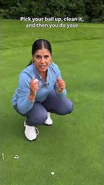 How to Mark Your Golf Ball Correct - Golf 101 #golf #golftips