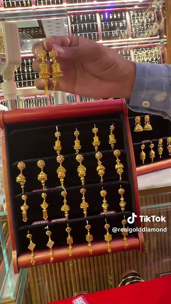 Stunning Jhumka Collection: Real Gold and Diamond Earrings