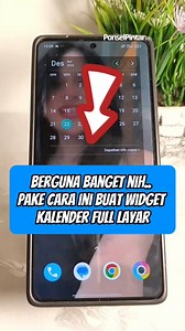 3.6K views · 34 reactions | Berguna banget nih.. pake cara ini buat widget kalender full layar #trikandroid #tipsdantrik #android #tutorial #fyp #tutorialhp | Ponsel Pintar info | Facebook