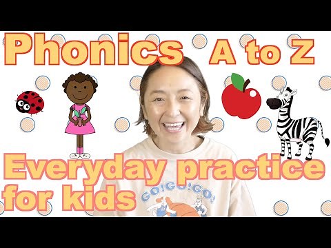 【 毎日5分のフォニックストレーニング 】アルファベットA to Z for kids & partents
