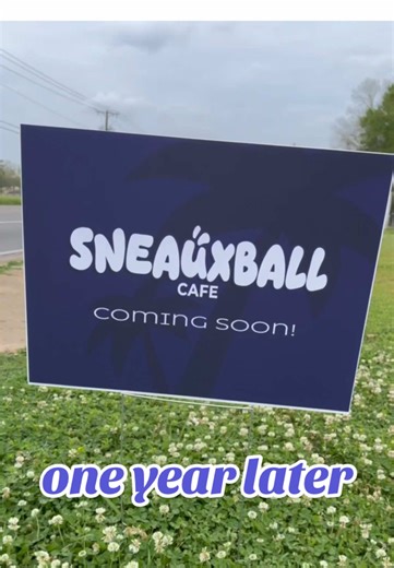1 year in 1 minute. Brining this snowball stand to the community of CENLA has been a labor of love. We want to take a moment to thank all of the people who have made this possible, from family members to contractors, to the city workers of Alexandria who have worked on our permitting, inspections and so forth. We’re so excited to open our doors, and welcome the community for our soft opening on Saturday, March 21st from 2-6 pm, at 5779 Masonic Dr, Alexandria, LA. See you soon! #sneauxballcafe #s