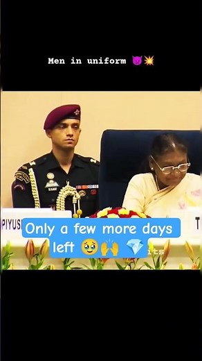 ADC to the president 🥹| Major Rishabh Singh sambyal sir 💫💥 #army #reels #ytshorts #nda #explore