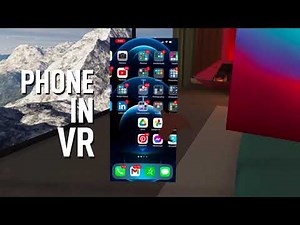iPhone in VR via Immersed