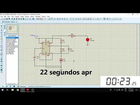 Circuito Integrado 555 Configuración Astable con Proteus | PARTE 2