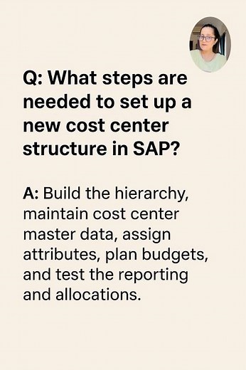 How to Create a Cost Center Structure #interview