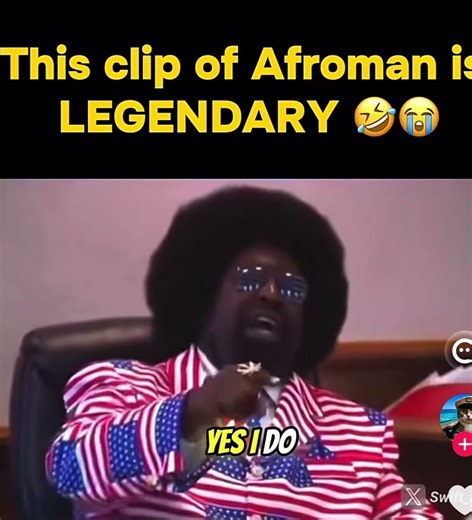 I can’t believe Afroman said this 😭