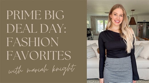Watch Prime Big Deals Day FASHION FAVS on Amazon Live