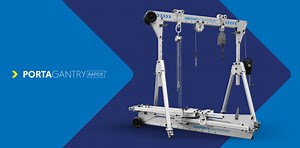 PORTA GANTRY RAPIDE - Goods and Personnel Lifting Aluminium Gantry  — REID Lifting