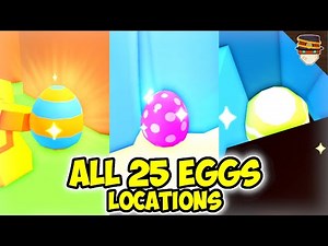 How to find ALL 25 EASTER EGGS in PETS GO (EASY GUIDE) EGG HUNT 2025 | Roblox