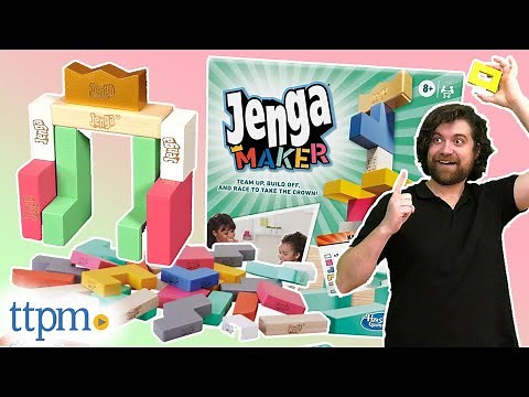 Jenga Maker Game from Hasbro Instructions + Review!