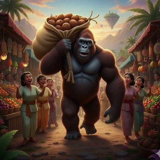 King Kong Sells Coconuts #kingkong #coconut