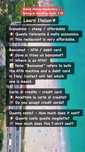 Italian Money Vocabulary – Asking & Handling Costs 🇮🇹💵 | Piccolo Maestro