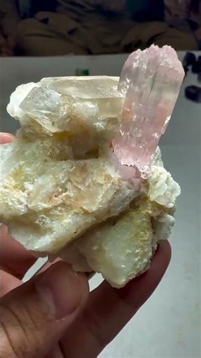 Pink Kunzite Specimen | 142g | Rare Afghan Spodumene