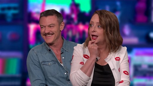 Luke Evans & Rachel Dratch Play With The WWHL Glory Hole