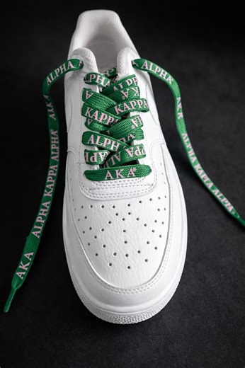 Alpha Kappa Alpha Sorority Shoe Laces AKA Pink Green 125x1.2cm - Etsy