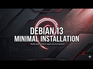 Debian 13 minimal installation