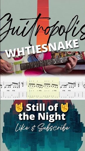Still of the Night Riff 🤘 | Guitar Lesson #guitar