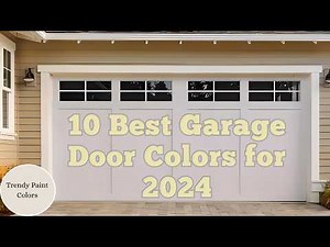 10 Best Garage Door Colors for 2024: Fresh Ideas