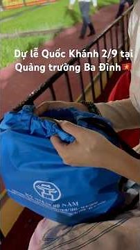 Ba Dinh Square Diary 9/2/2025 at 4:52 AM: Unboxing the bag of items that the Organizing Committee...