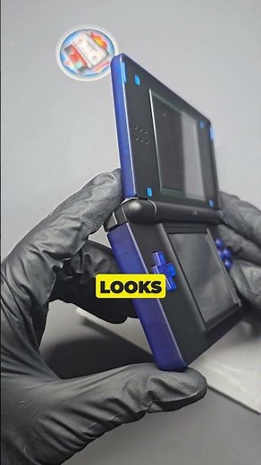 Clear Blue and Black DS Lite Unboxing! Modded Power LED #custom #nintendo #ds #dslite #unboxing