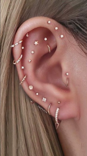 Minimalist Ear Piercing Ideas | Simple Curation & Placement
