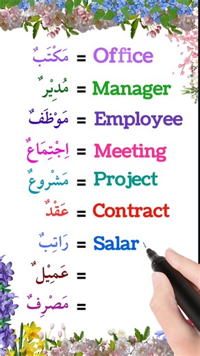 68K views · 1.1K reactions | arabic to English vocabulary with...