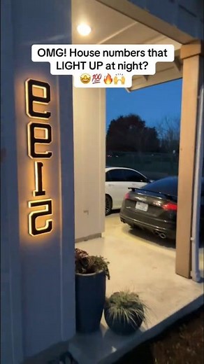 Huge 9" Solar Address Numbers! Never Miss a Delivery 📦💡
