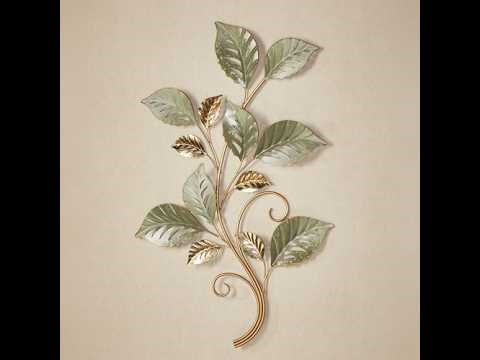 Adaira Leaves Nature Inspired Indoor Outdoor Metal Wall Art