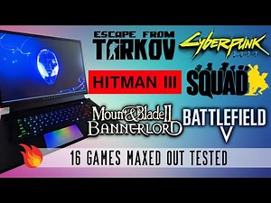 Alienware X17 (i9-11980hk, RTX 3080, 360hz Full HD) all games MAXED OUT - 16 games fps tested